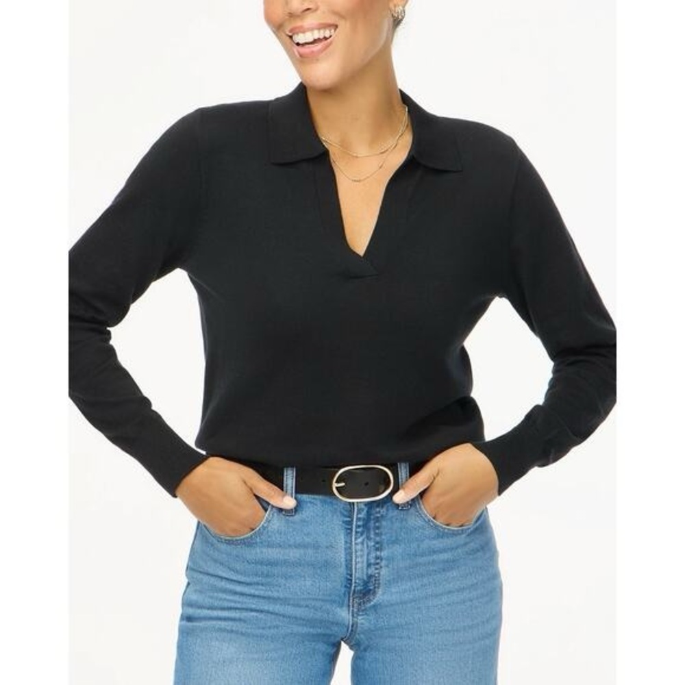 J. Crew Factory Cotton-blend polo sweater Size XL - Picture 7 of 8